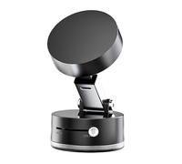 ciciglow Support de Téléphone de Voiture, Support de Téléphone de Voiture Magnétique Puissant Réglable à 360 Degrés, Supports de Pliables avec Aspiration sous Vide pour (Black)