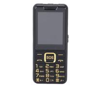 ciciglow Téléphone Big Key, Téléphone Portable à écran à L'écran de 2,6 "HD Ultra Mince, Téléphone Vocale de la Cellule 2G avec SOS et Lampe de Poche d'urgence pour Les Seniors (Black)