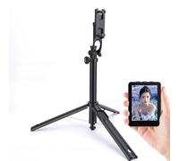 ciciglow Trépied pour Perche à Selfie avec écran sans Fil, Support de Trépied Extensible de 1,65 M avec écran de Caméra Arrière, Perche à Selfie pour Téléphone et Appareil Photo pour