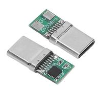 ciciglow USB C Breakout, 20V 8Pin USB Type C Breakout Board 3A USB C Mâle Adaptateur Type C Mâle Plug Socket Connecteur pour Tablette Ordinateur Portable (Type C Mâle 20V)