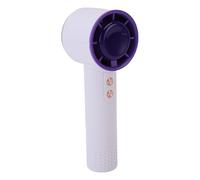 ciciglow Ventilateur Portatif, Petit Ventilateur de Poche Rechargeable à Fort Défaut D'air, Dispositif de Refroidissement Personnel Polyvalent avec Lumière LED 7 Couleurs pour les
