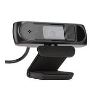 ciciglow Webcam HD, Appel Vidéo 1080p avec Microphone Plug and Play Audio Stéréo Clair pour PC Mac Ordinateur Portable Apprentissage en Ligne Réunion D'enseignement Noir