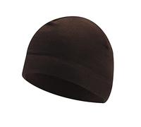 Cicilin 2 Bonnet de vélo Unisexe Skull Caps Bonnet sous Casque Calotte Cyclisme Bonnets Coupe-Vent et Chaud pour Sports d'hiver Marron