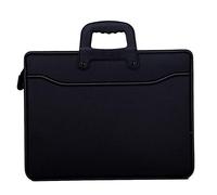 Cicilin Business Style Homme Sacoche Porte Documents Serviette Porte-documents à Main Rangement Dossiers Trieur A4 Portable Sac et Housse Pour Bureau Commercial Ordinateur Portable Noir