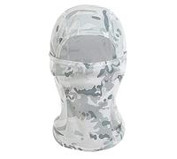 Cicilin Cagoule Balaclava Respirante Léger Protection Masque Unisexe Multifonction pour Moto Ski Vélo Cyclisme Sports Camouflage Blanc
