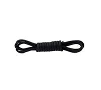 Cicilin Cirés Lacets ronds 60-180cm Lacets de Chaussures résistant à la déchirure pour Casual et Chaussures Habillées noir Size 160cm