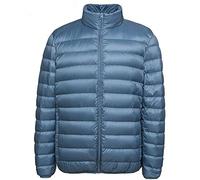 Cicilin Doudoune Homme Veste Blouson Matelassé Classics Basic à Manches Longues Légère Hiver Chaud Manteaux pour les Hommes bleu lac Taille FR XS/Asie M