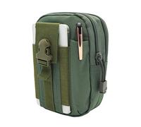 Cicilin Sac Tactique Ceinture, Sacoche Ceinture La Pochette Multifonctionnelle Molle EDC Gadget Utilitaire Téléphone Cellulaire pour Randonnée Voyage Sport Plein-air (Vert) 4