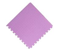 Cicilin Tapis de Protection Sol - 10 Dalles Colorées à Imbriquer 30 x 30 cm en Mousse Tapis de Puzzles pour Fitness, Gym, Musculation/Idéal pour l'Éveil de l'enfant (Violet)
