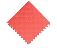 Cicilin Tapis de Protection Sol - 10 Dalles Colorées à Imbriquer 30 x 30 cm en Mousse Tapis de Puzzles pour Fitness, Gym, Musculation/Idéal pour l'Éveil de l'enfant (Rouge)