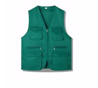 Cicilin Volunteer Gilet Sans Manche Multifonctionnel Homme Femme, Gilet de Travail Respirant avec Multipoches, Veste Utilitaire pour Bénévoles, Polyvalent et Léger