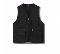 Cicilin Volunteer Gilet Sans Manche Multifonctionnel Homme Femme, Gilet de Travail Respirant avec Multipoches, Veste Utilitaire pour Bénévoles, Polyvalent et Léger