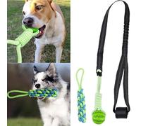 CiCixixi Jouet élastique interactif à Suspendre pour Chiens de Petite, Jouet pour Chien, Moyenne et Grande Taille pour Tirer à la Guerre, Exercice de Traction et Jeu en Solo, entraînement aux morsures