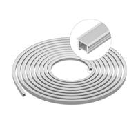 CiCixixi Profil LED Silicone Neon T1616-3M IP67 Étanche, Sans Taches, 120° Diffusion, pour Bande LED Flexible 7mm