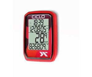 CICLO PROTOS 105 Rouge Ordinateur de vélo Unisex-Adult, Standard