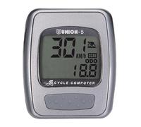 Union Basic 8 Functions Cycling Computer Gris Black