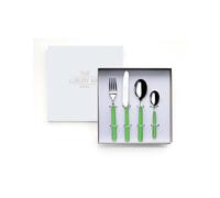 CICOGNA Coffret de 4 couverts inox enfant Vert pomme