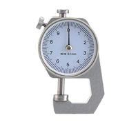 Cicony Jauge d'épaisseur portable, précision de 0,01 mm pour papier, cuir, feuille métallique