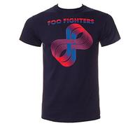 CID FOO Fighters-Loops Logo T-Shirt, Gris (Grey), Large Homme