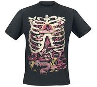 CID Rick and Morty-Anatomy Park T-Shirt, Noir (Nero), XX-Large Homme