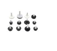 Cidegoo Lot de 8 pieds de meubles réglables - Boulons réglables - Protection du sol - Base M8 M6 - Pour canapé, armoire, table - Amortissement silencieux - Antidérapant - Pour pieds de meubles