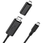 CIDETTY Câble de conversion de signal vidéo USB-A/C pour extension d'écran d'ordinateur portable, conçu pour ordinateur portable sans port de type C/HDMI pour écran supplémentaire, compatible avec