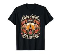 Cidre in Hand Cheers BER in Heart Orchard Buveur T-Shirt