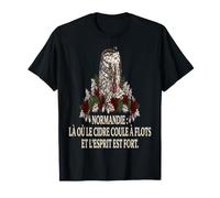 Cidre Normand Esprit Fort Amoureux de la Normandie T-Shirt
