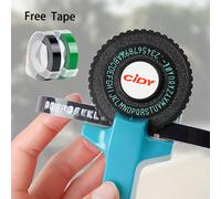 CIDY-Etiqueteuse à gaufrer,C101/C1880,pour Dymo 9mm,Pendentifs ex/cidy 3D 12965,recharge OMEGA - Type C101 #D