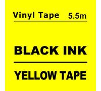 CIDY-Ruban umont pour Dymo Label Manager,Compatible D1 Tapes,LM160,210D,45010,45013,40910,40913,43613,43610,1Pc - Type Vinyl Yellow-24mm