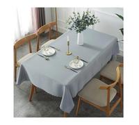 CIEEIN CIEHT Jupe de Table Nappe rectangulaire en Polyester Nappe de ménage/de Mariage/conférence/publicité Gris argenté 160 * 240cm