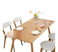 CIEEIN CIEHT Nappe en PVC Transparent Film de Protection pour Table Anti-salissures et résistant à l'usure Facile à Nettoyer d'épaisseur 1mm Taille 40 * 180cm