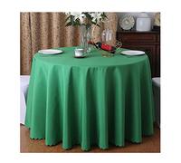 CIEEIN CIEHT Nappe Ronde Maison hôtel Jupe de Table de Banquet Vert 260cm de diamètre