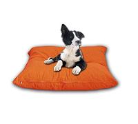 Cieffepi Home Collections FIDO Coussin déhoussable pour chiens, chats et animaux domestiques en différentes couleurs et tailles (80 x 80 x 21 cm, Orange)