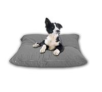Cieffepi Home Collections FIDO Coussin déhoussable pour chiens, chats et animaux domestiques en différentes couleurs et tailles (100 x 100 x 25 cm, gris)
