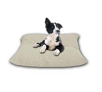 Cieffepi Home Collections FIDO Coussin déhoussable pour chiens, chats et animaux domestiques en différentes couleurs et tailles (70 x 70 x 18 cm, crème)