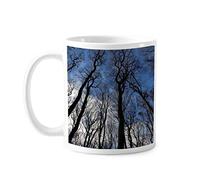 Ciel Bleu, Arbres Verts, Science, Nature, Paysage Tasse Porcelaine Tasses Avec Poignée Tasse À Café Pour Lait Thé Petit Déjeuner 330Ml