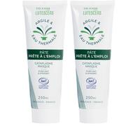 CIEL D'AZUR LABS - Pâte prête à l'emploi à l'Argile et à l'Eau Thermale - Naturel - tube 250ml (Lot de 2)
