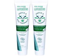 CIEL D'AZUR LUTESCENS Dentifrice Menthe Bio Dentifrice(S) 2x75 ml