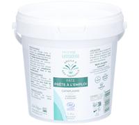 CIEL D'AZUR LABS - Pâte à l'Argile et à l'Eau Thermale prête à l'emploi - Naturel - Seau 1.2 kg