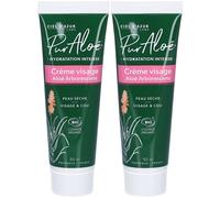 CIEL D'AZUR Pur Aloé Crème Visage 2x50 ml