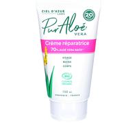 Pur'Aloé Crème Réparatrice Visage Et Corps 70% D'Aloe Vera Bio Et Équitable Tube 150ml