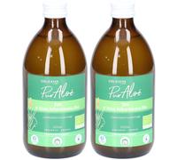 CIEL D'AZUR PurAloé Jus d'Aloé Arborescens Bio 2x500 ml