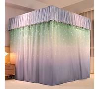 Ciel de lit à 4 Coins d'angle de Couleur Unie pour lit de Fille, pour lit Double/Double/Queen/King Size, Chambre à Coucher Adulte, Chambre d'enfant, décoration en Filet (Couture