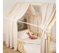 Sevira Kids - Ciel de lit cabane en Gaze de Coton Solo Made in France