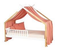 Sevira Kids - Ciel de lit cabane, Toile en Gaze de Coton, Jeanne Made in France