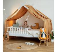 Sevira Kids - Ciel de lit cabane, Toile en Gaze de Coton, Jeanne Made in France