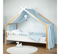 Sevira Kids - Ciel de lit cabane, Toile en Gaze de Coton, Jeanne Made in France