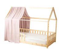 Sevira Kids - Ciel de lit cabane en Gaze de Coton Solo Made in France