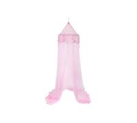 Atmosphera Ciel de lit enfant « Mademoiselle » rose 250 x 60 cm